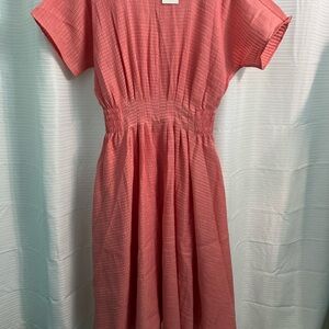 Club Monaco Rose Textured Swing Dress